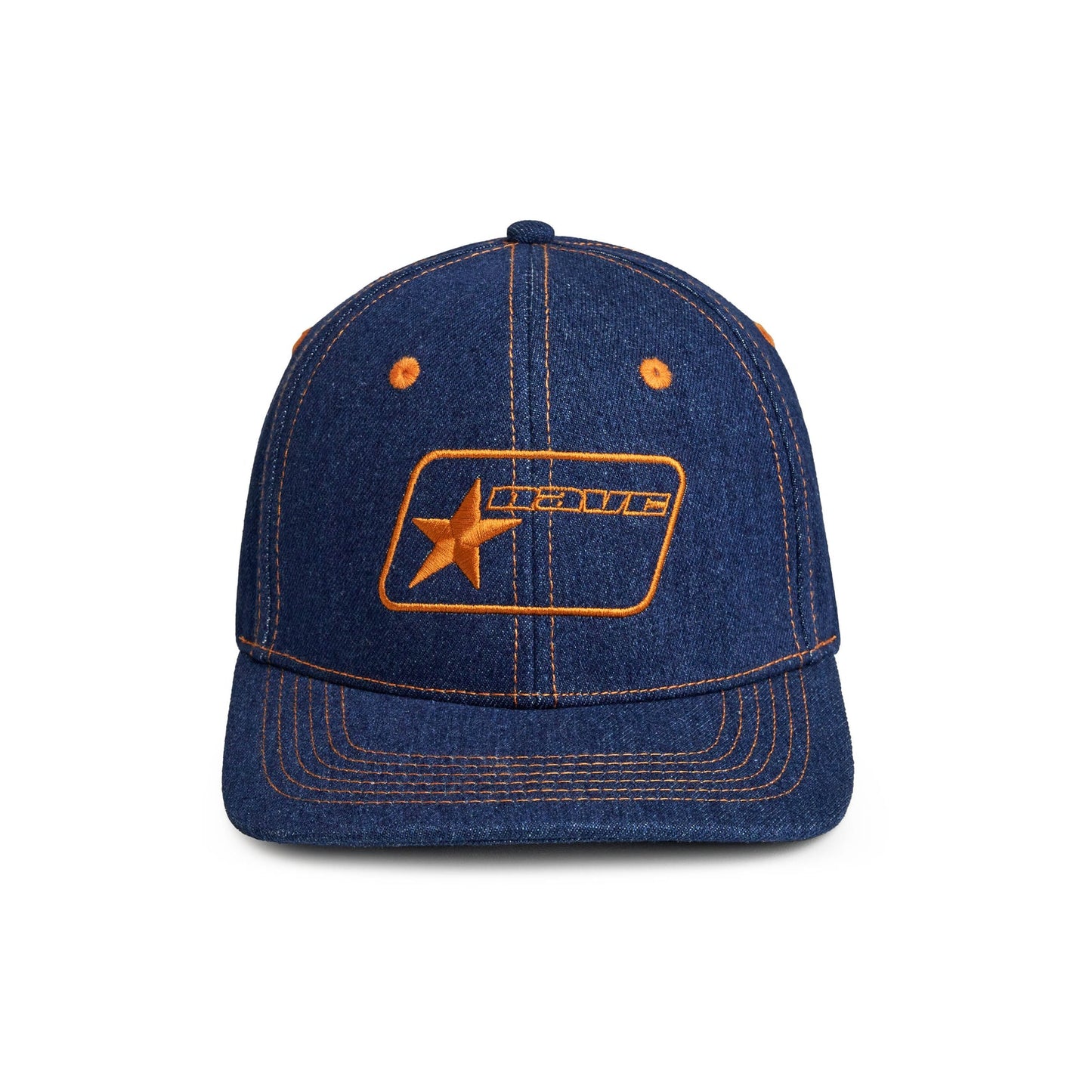 RAVE AMA denim cap indigo blue