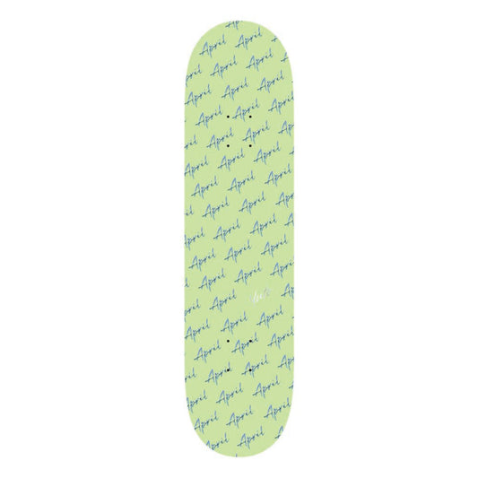 April Yuto script logo - Green deck