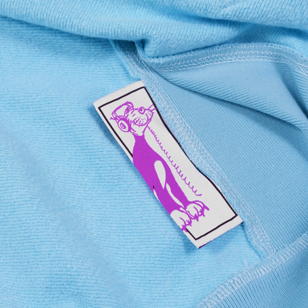 Carpet Bizarro zip Hoodie ice blue