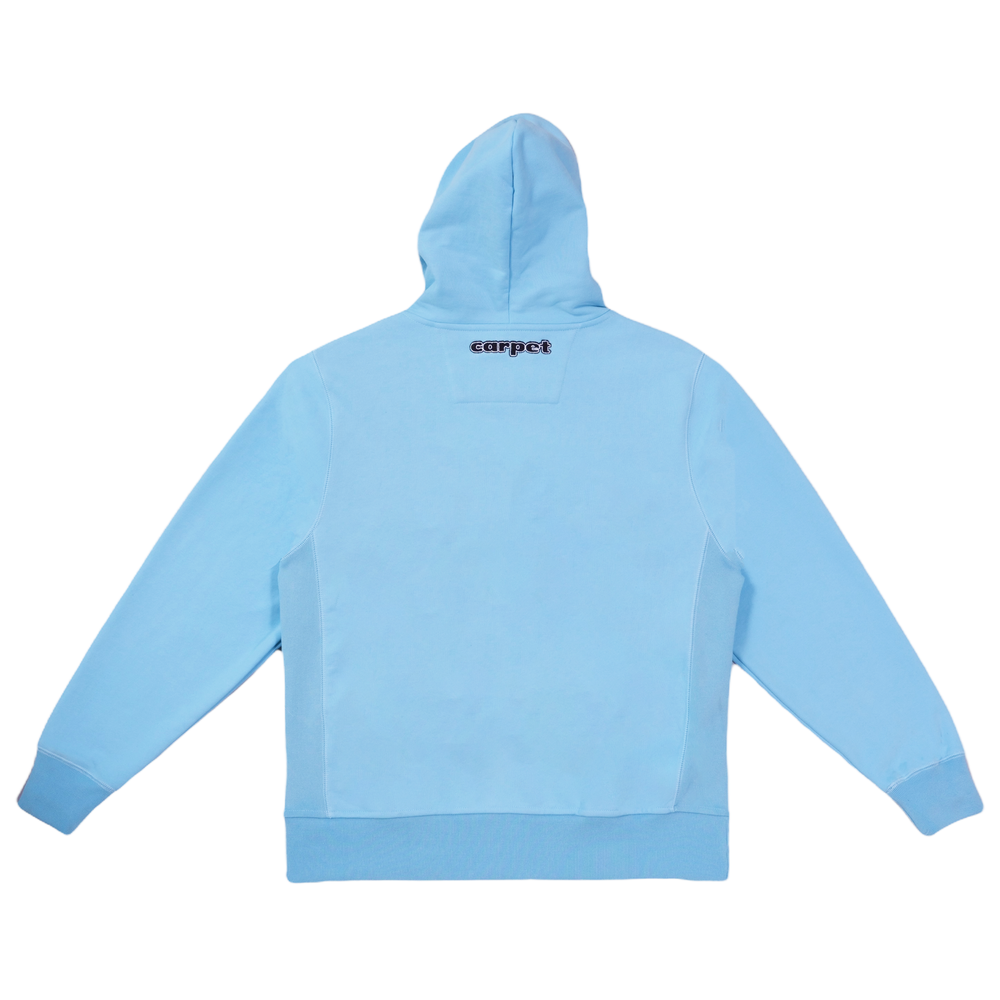 Carpet Bizarro zip Hoodie ice blue