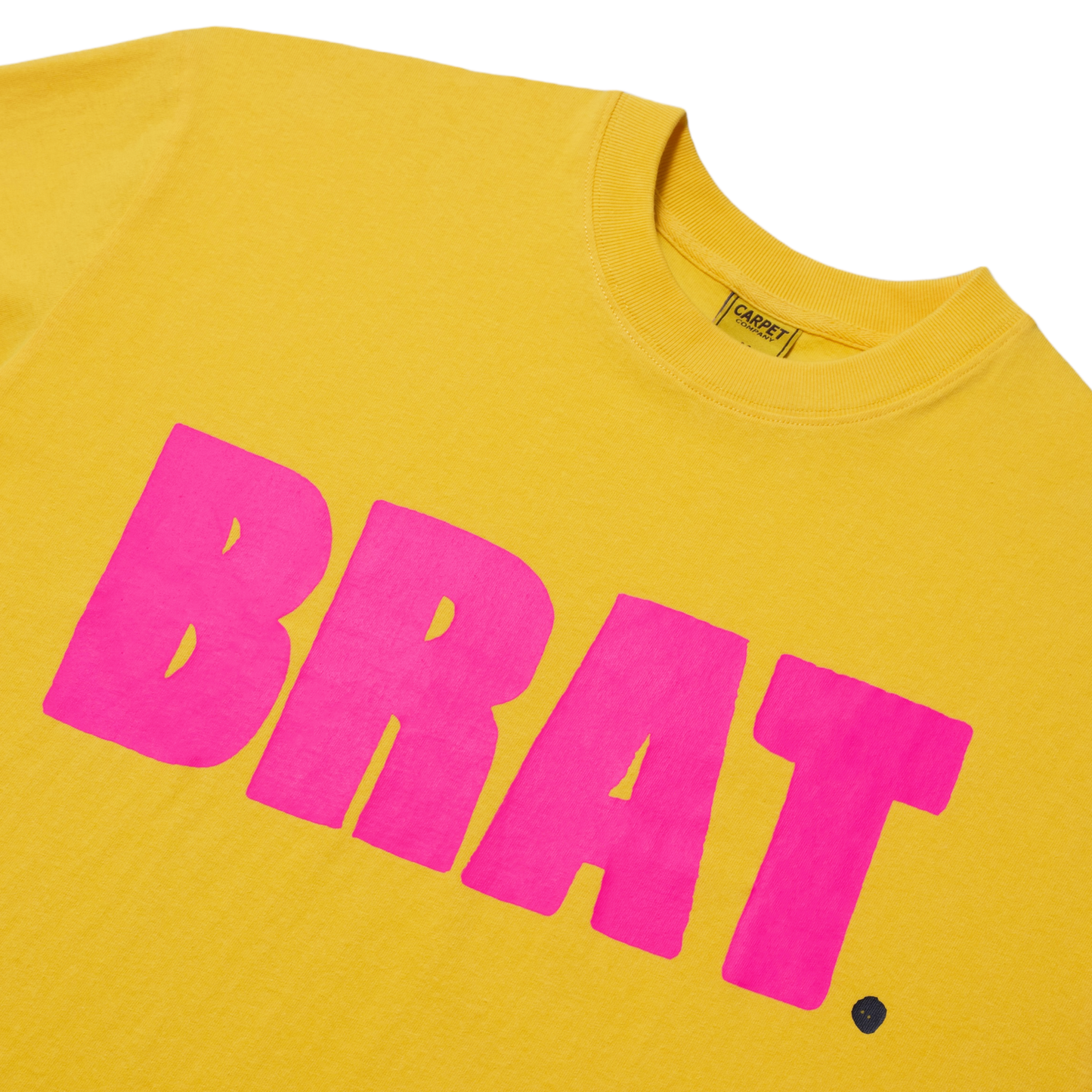 T-shirt BRAT en moquette Jaune