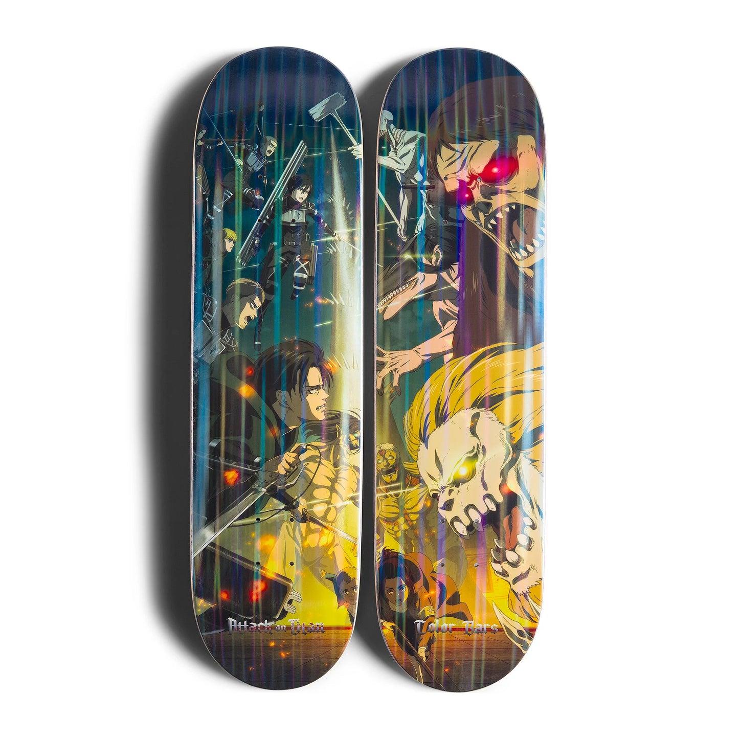 Color Bars Battle Skateboard Set deck 8.375