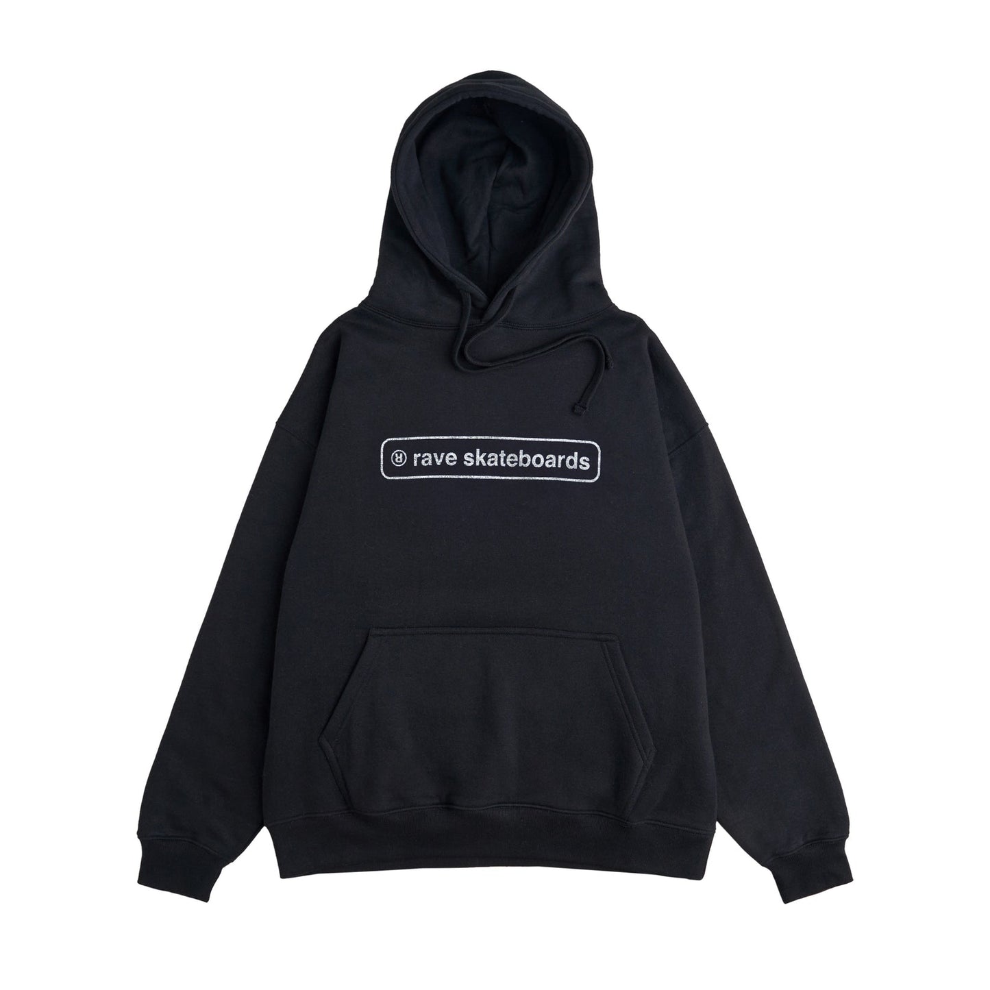 RAVE CORE LOGO hoodie black silver