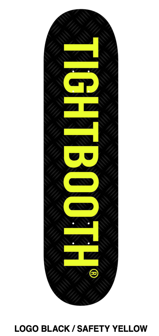 TIGHTBOOTH LOGO BLACK / SAFETY YELLOW DECK 8.25