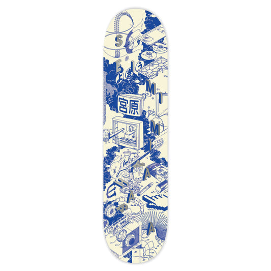 Evisen skateboard Seimi Myahara Isowyetric deck 8.06