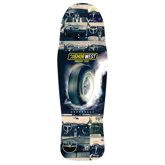 Planche de skateboard Evisen Shor West Anormal Turbo Deck 10.34