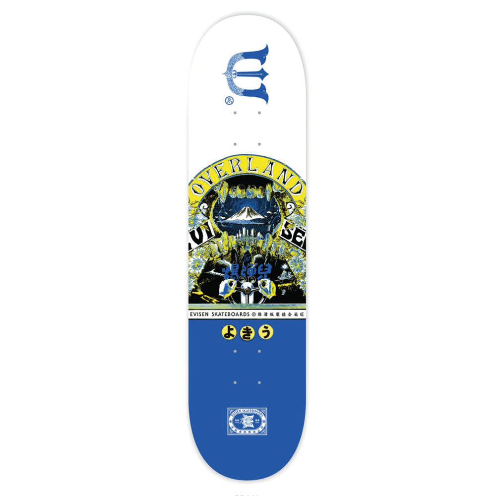 Evisen skateboard Overland team deck 8.25