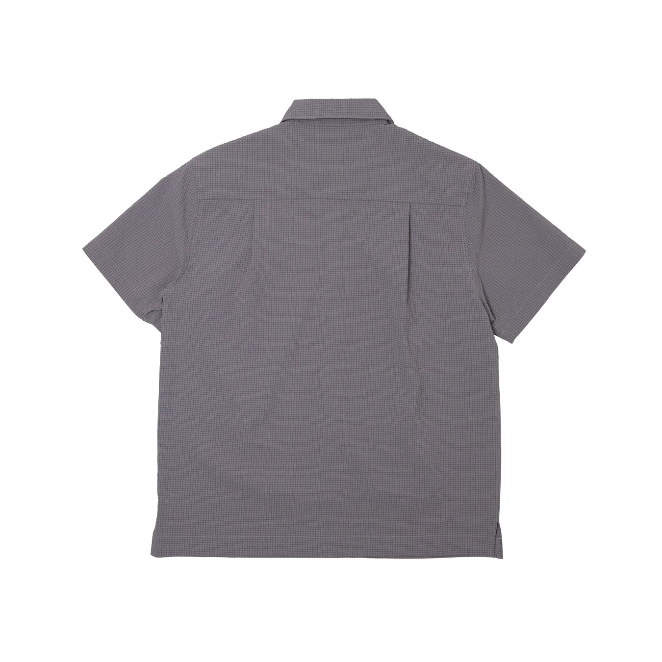 HODDLE HDL SEERSUCKER SHORT SLEEVE SHIRT - GREY