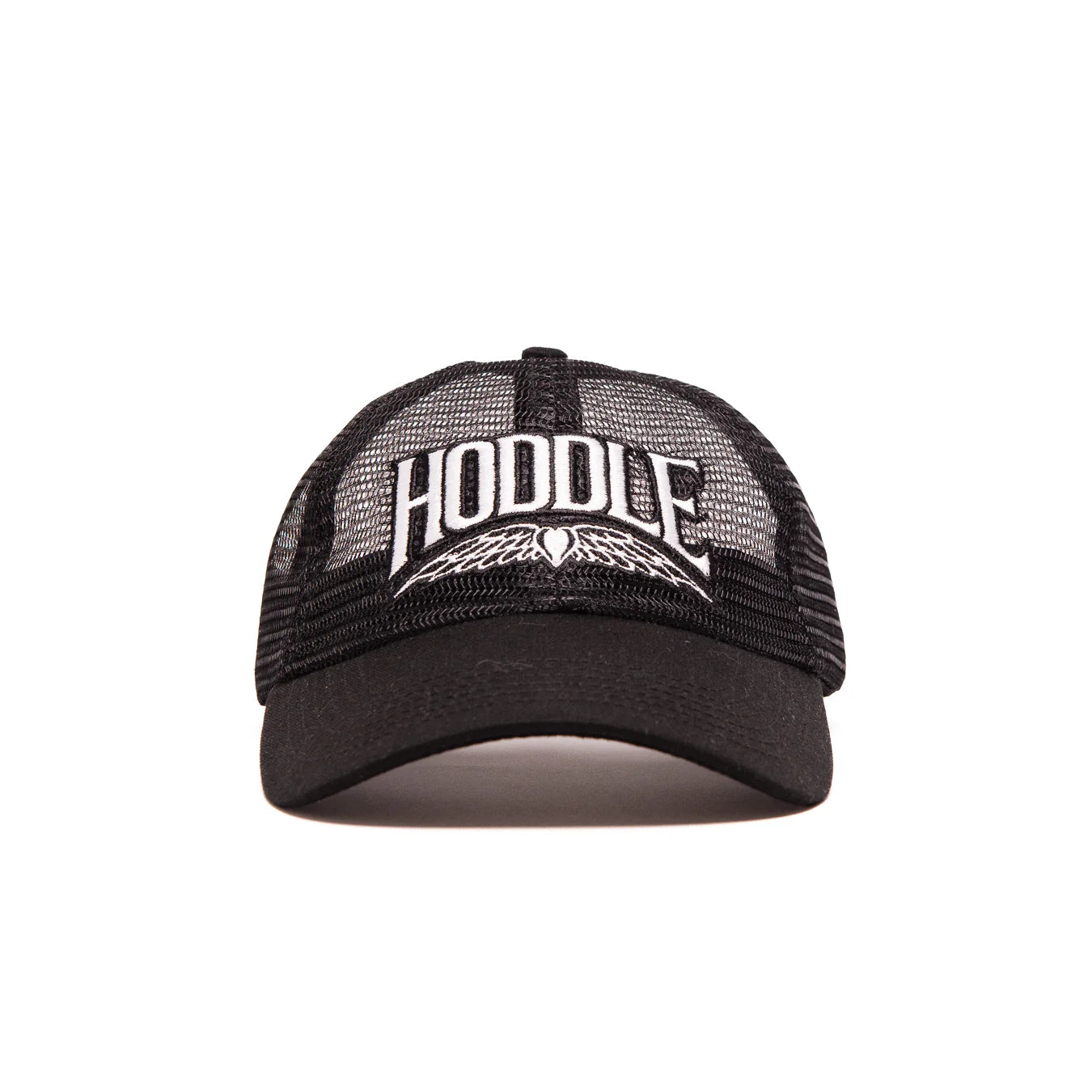 HODDLE HEART TRUCKER CAP BLACK / WHITE