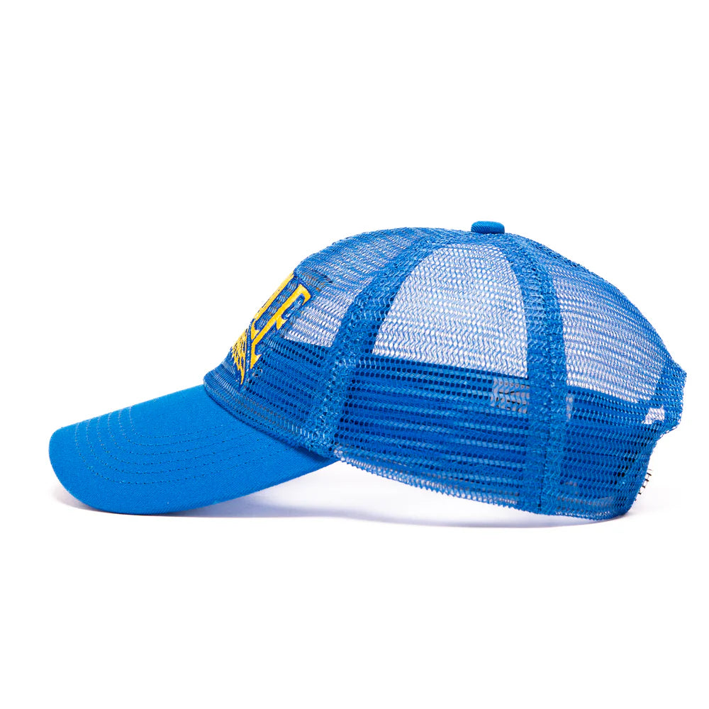 HODDLE HEART TRUCKER CAP BLUE / GOLD