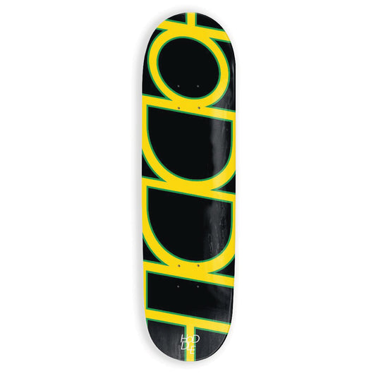 HODDLE LOGO DECK BLACK/GREEN/YELLOW