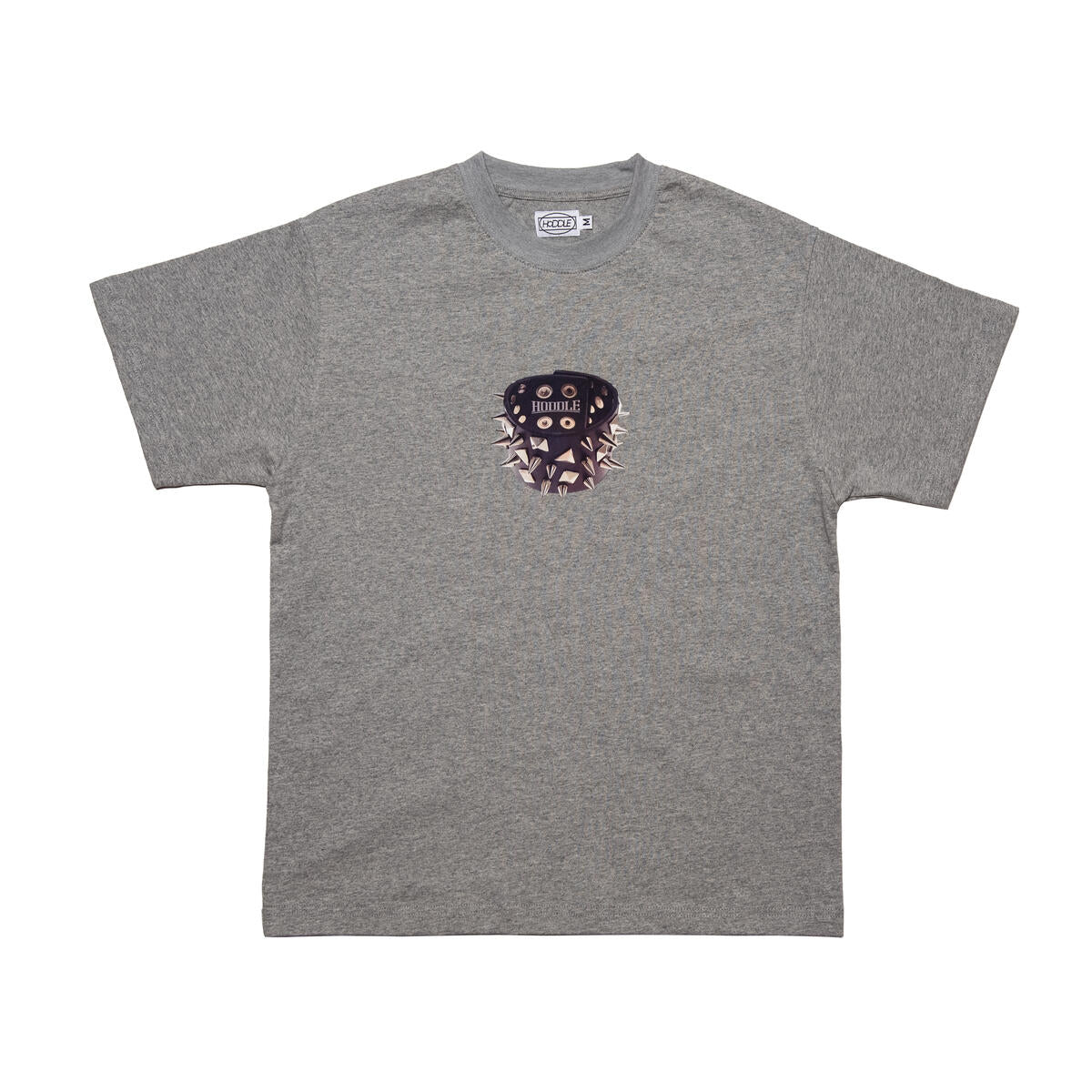 HODDLE STUD TEE HEATHER GREY