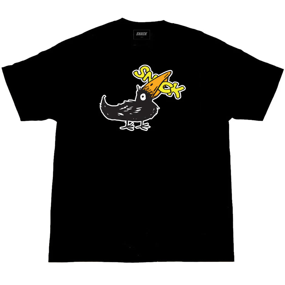 Snack T-SHIRT BLACKBIRD - NOIR