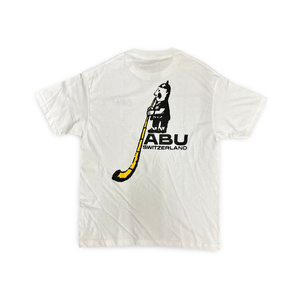 ABU dick of cheese tee white