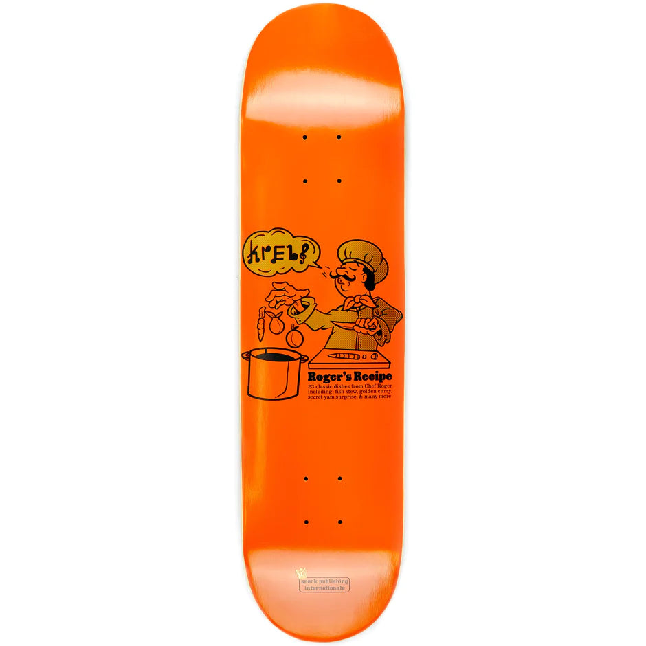 Snack skateboards Roger Krebs "recette" deck