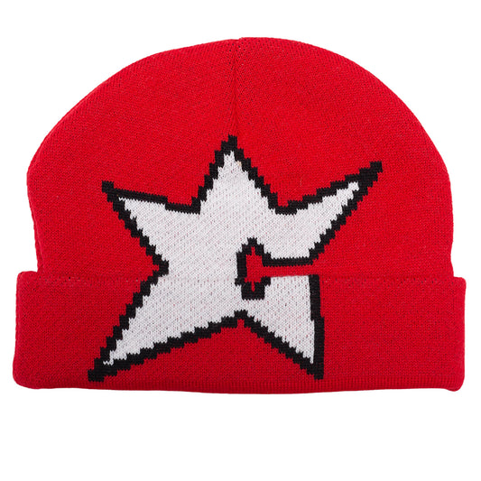 CARPET C-STAR BEANIE RED