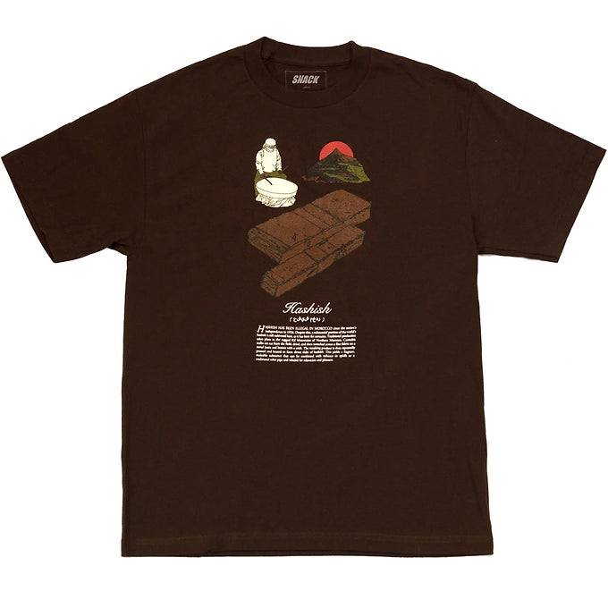 SNACK HASHISH TEE BROWN