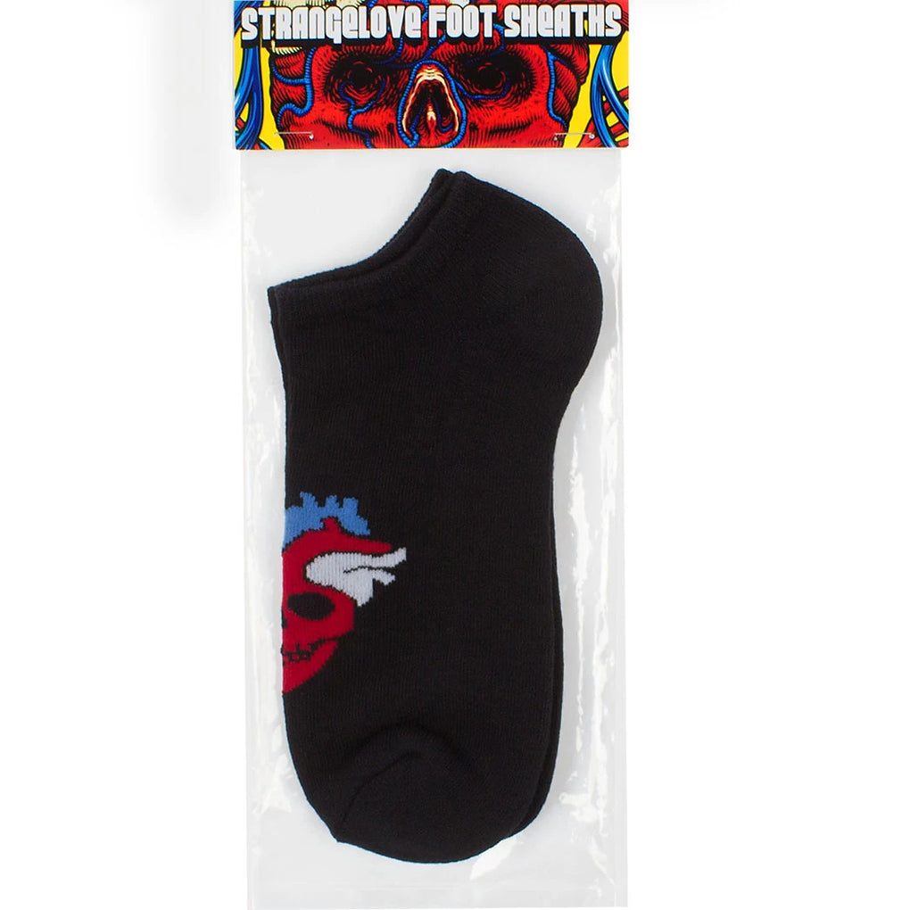 StrangeLove Heart Logo / Black / Crew Cut Foot Sheaths
