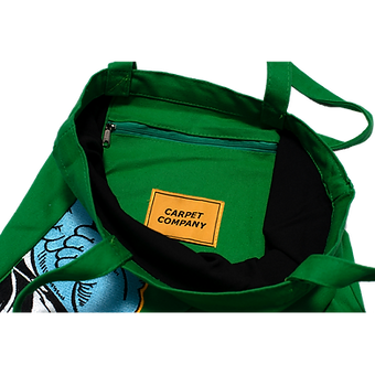 CARPET FATSMACK Tote Bag Green