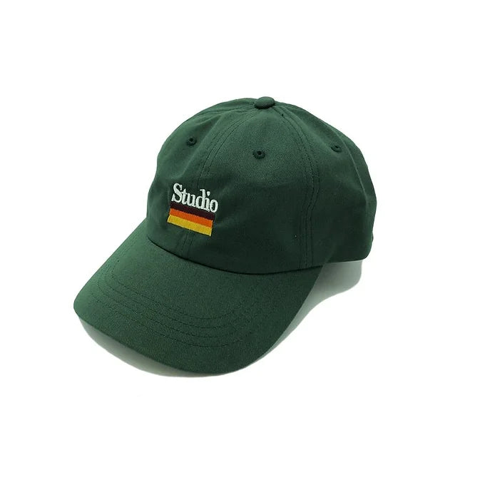 STUDIO Mellow Stripes Dad Hat Forest