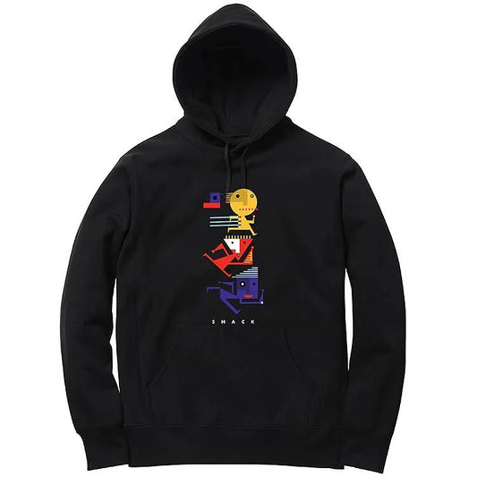 SNACK RUN IT BACK HOODIE black
