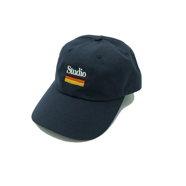 STUDIO Mellow Stripes Dad Hat Navy