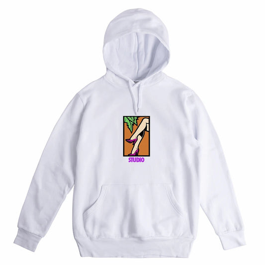 STUDIO Legs Hoodie White