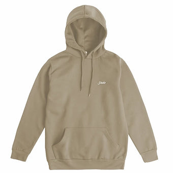 STUDIO Small Script Hoodie Sand