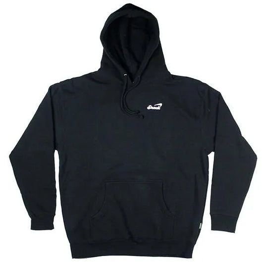 SNACK ALIVE EMBROIDERED HOODIE black