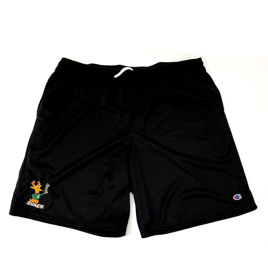 SNACK HARDWOOD SHORTS - BLACK