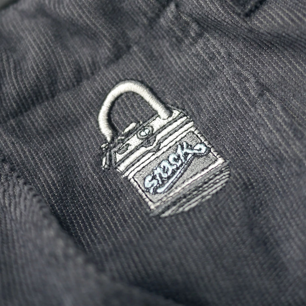 SNACK UNLOCK CORDUROY CARGO PANT CHARCOAL