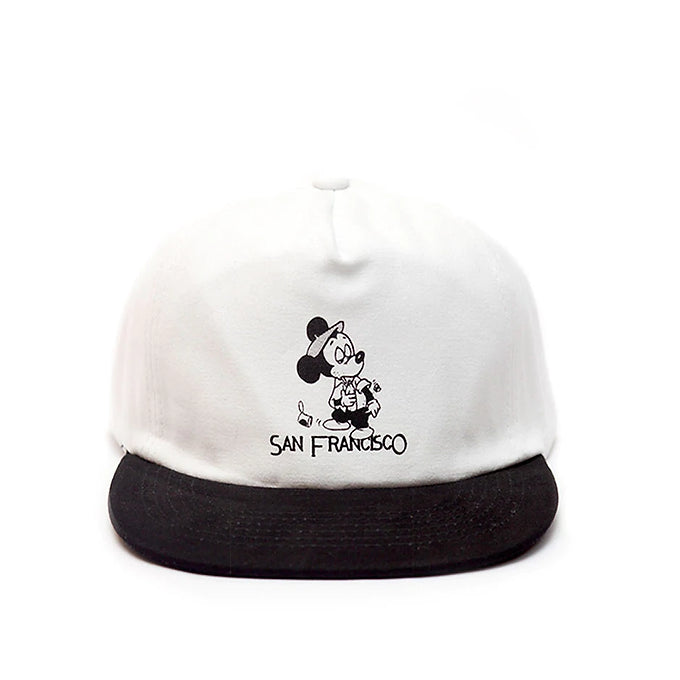SNACK SEEIN THE SIGHTS HAT - WHITE/BLACK
