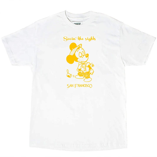SNACK SEEIN THE SIGHTS TEE white