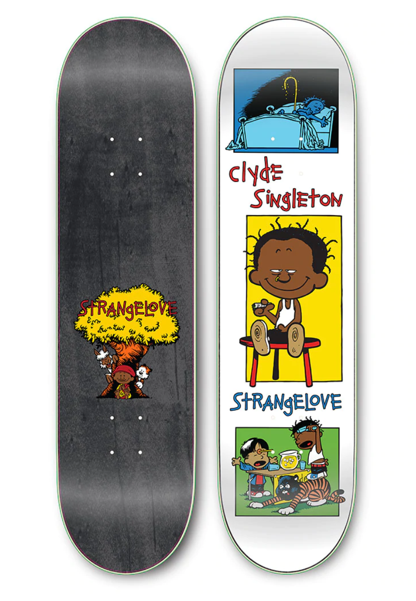 Planche de skateboard StrangeLove Clyde Singleton / 8.0 - signée