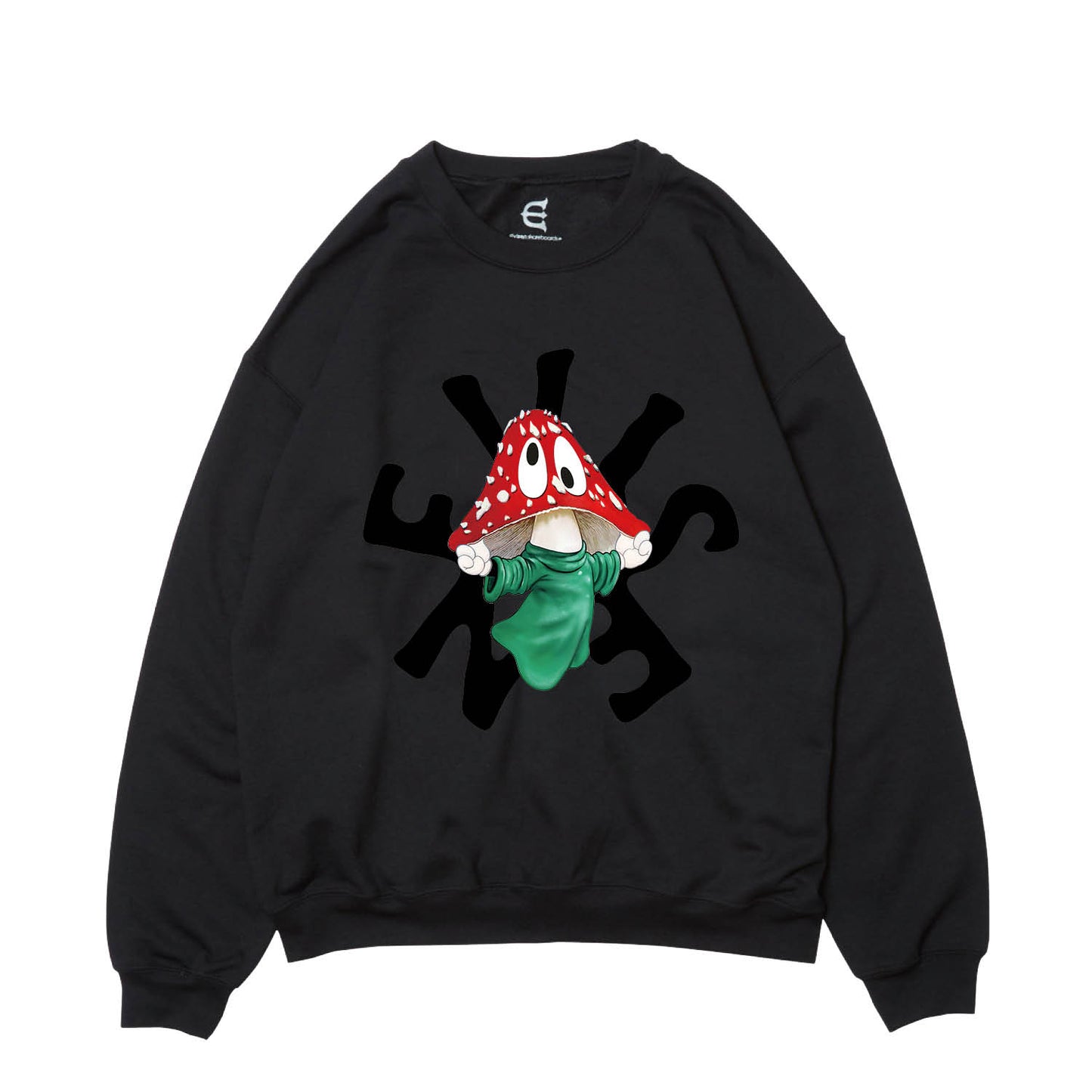 EVISEN / ONE UP CREW NECK BLACK