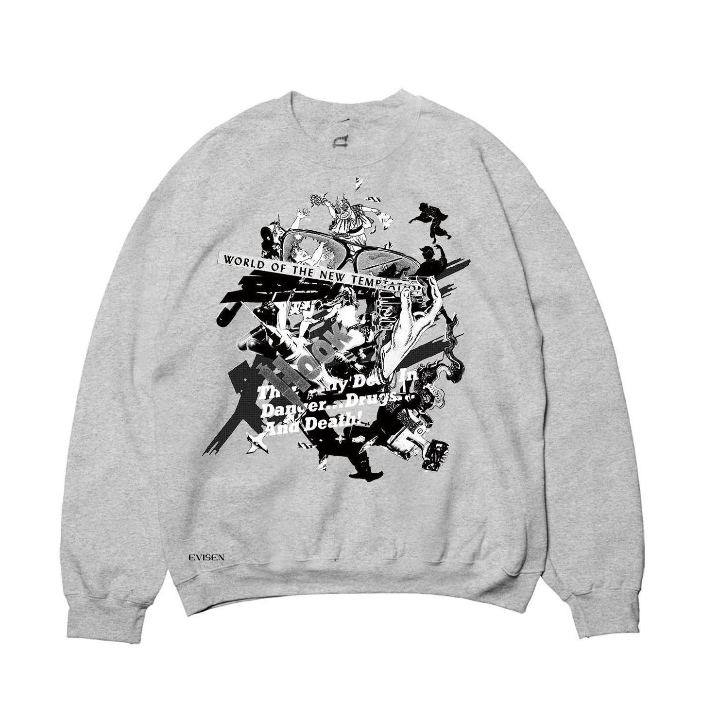 EVISEN / NEW TEMPTATION CREW NECK HEATER GREY