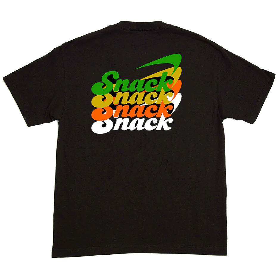 SNACK ALIVE SPREAD TEE - BLACK