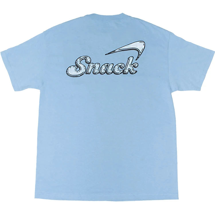 SNACK Alive T-shirt en verre bleu poudre