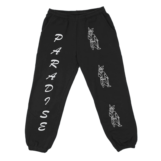 PARADISE NYC BUNNY PIMP SWEATS BLACK