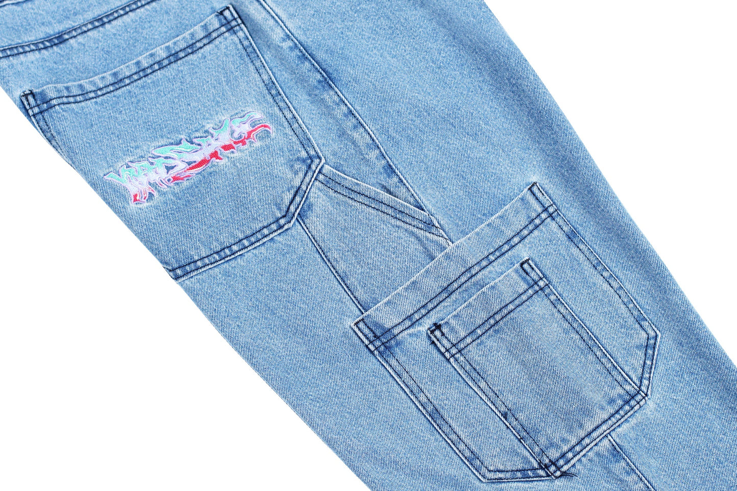 Pantalon cargo en denim Dreamscape de Yardsale (denim)