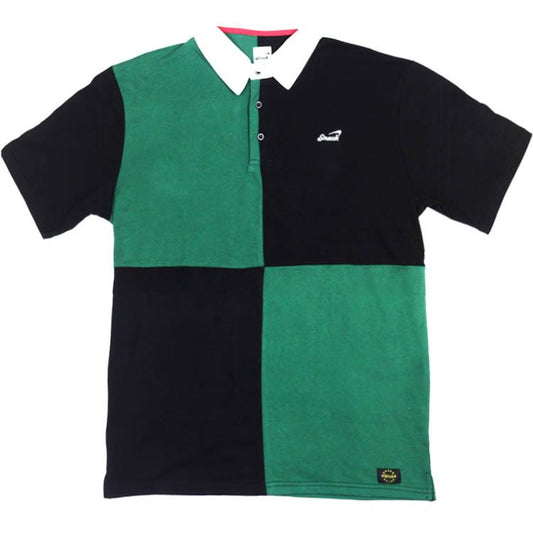 SNACK ALIVE PANEL POLO green/black