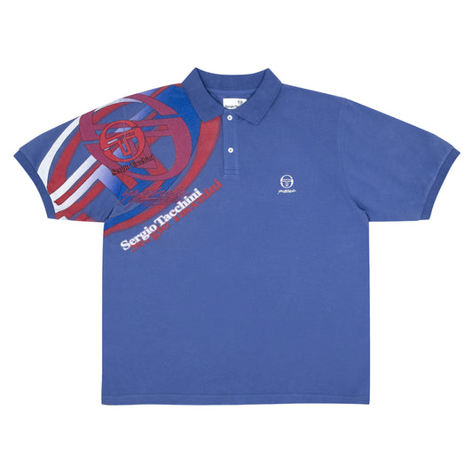 YARDSALE SERGIO TACCHINI x YARDSALE POLO SHIRT (FRENCH BLUE)