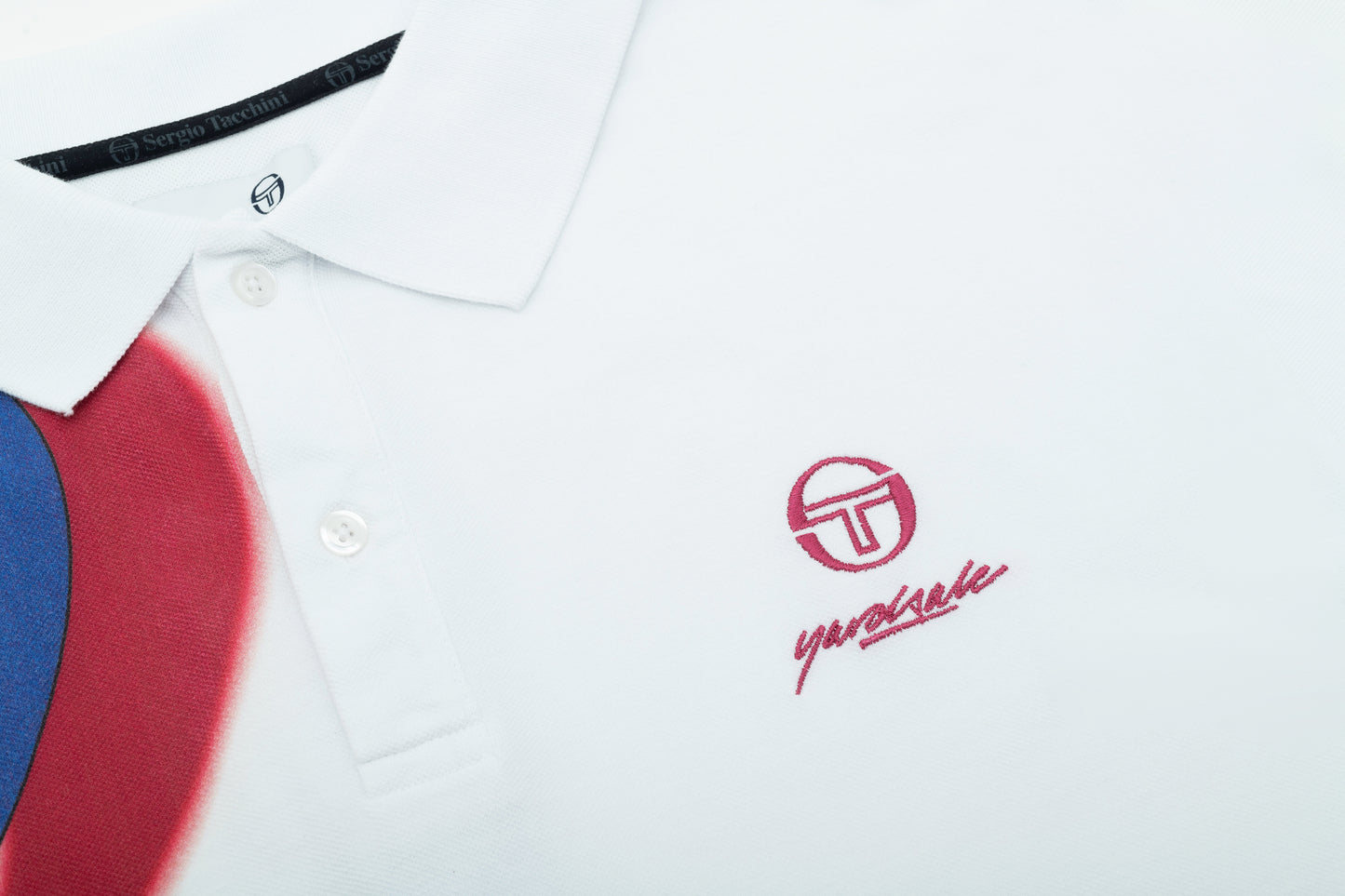 POLO YARDSALE SERGIO TACCHINI x YARDSALE (BLANC)