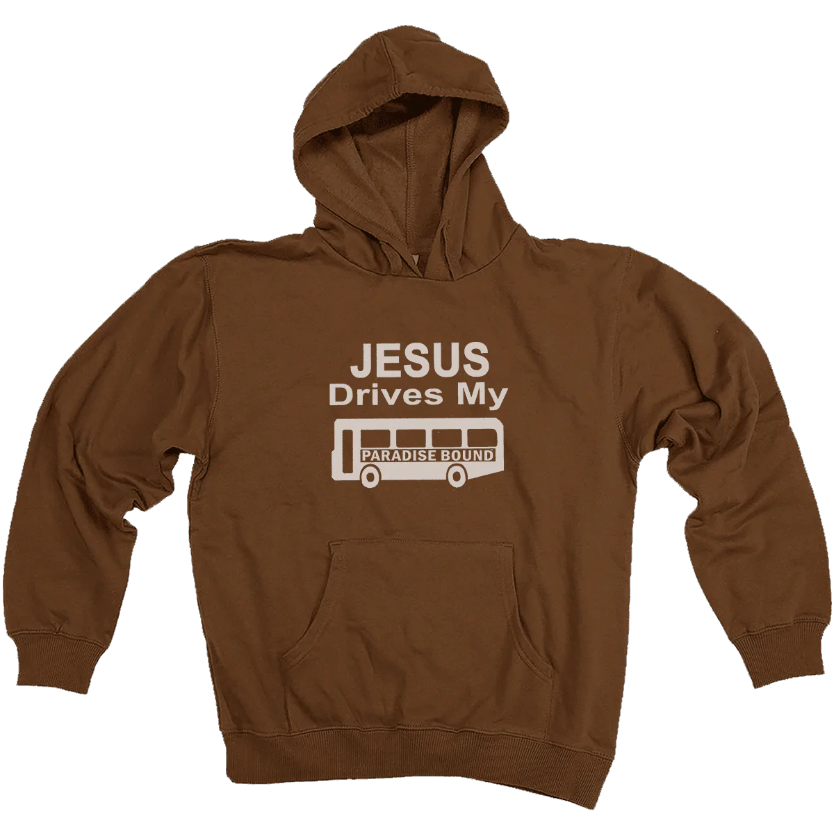 PARADISE NYC JESUS DRIVES (REFLCTIVE) HOOD Brown