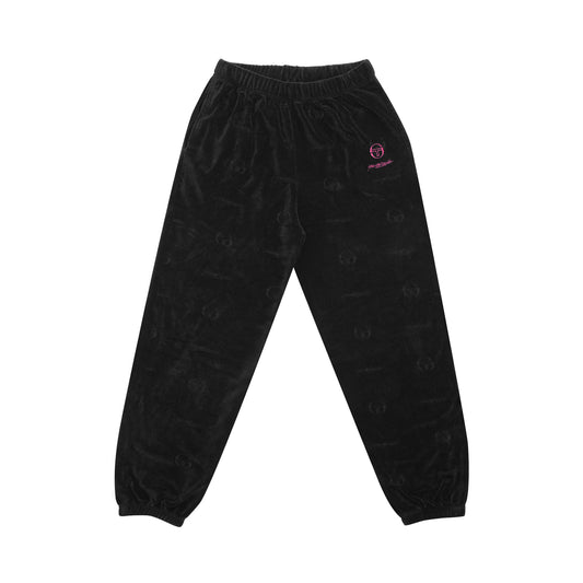 YARDSALE SERGIO TACCHINI x YARDSALE TERRY TRACK BOTTOMS (BLACK)