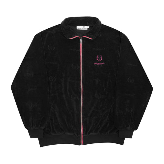 YARDSALE SERGIO TACCHINI x YARDSALE TERRY TRACK JACKET (BLACK)